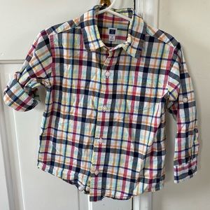 Janie and Jack Boys size 3 Button down shirt
